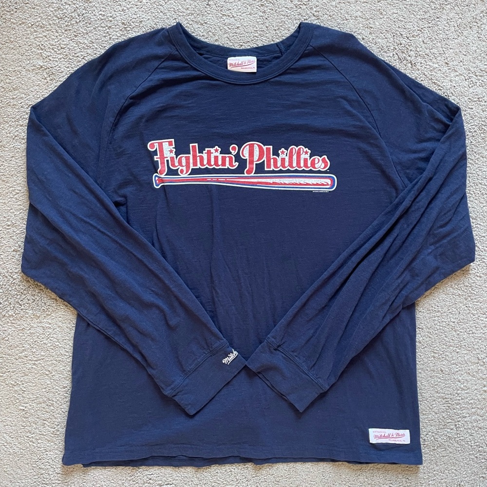 Phillies Long Sleeve T Shirt - 2XL